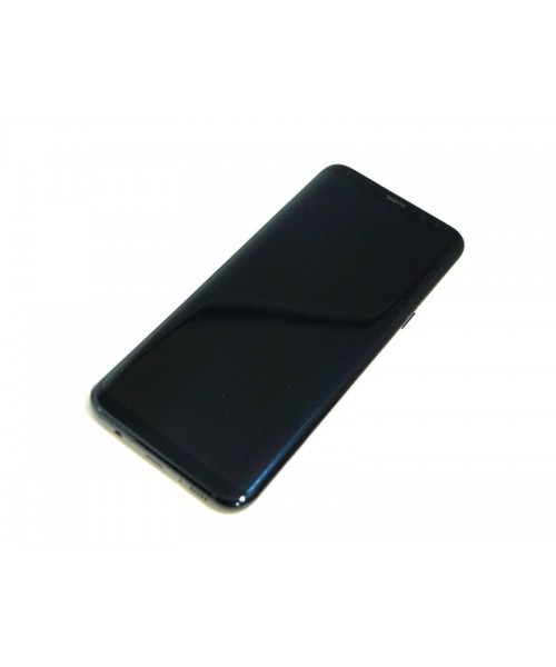 Pantalla completa táctil lcd y marco para Samsung Galaxy S8 Plus G955 negra original
