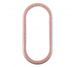 Embellecedor protector de cámara trasera para iPhone X 10 oro rosa