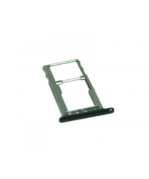 Porta tarjeta sim y microSD para Bq Aquaris U negro original