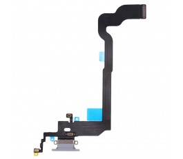 Flex conector carga y micrófono para iPhone X 10 blanco