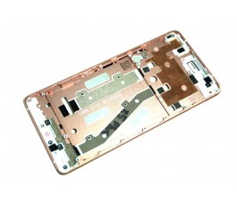 Marco pantalla para Bq Aquaris X5 Plus rosa original