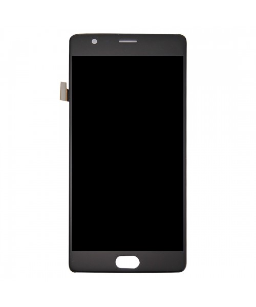 Pantalla completa táctil y lcd para OnePlus 3T negra