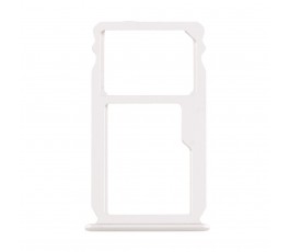 Porta tarjeta sim y microSD para Huawei G8 GX8 plata