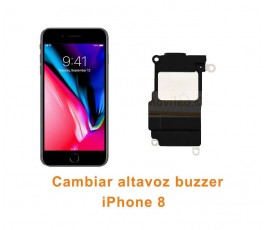 Cambiar altavoz buzzer iPhone 8