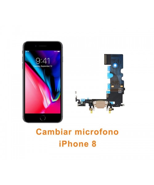 Cambiar micrófono iPhone 8