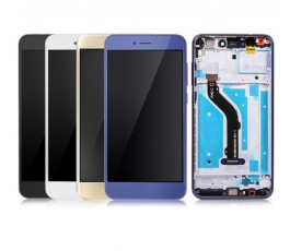 Pantalla completa con marco para Huawei P8 Lite 2017 azul