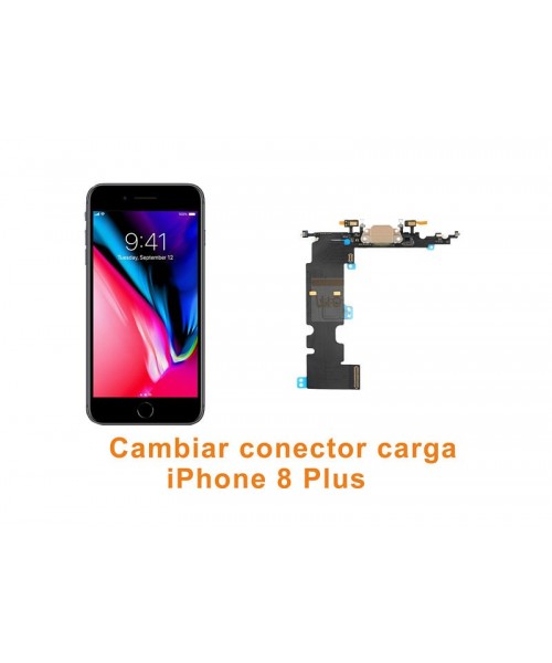 Cambiar conector carga iPhone 8 Plus