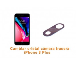 Cambiar cristal cámara trasera iPhone 8 Plus