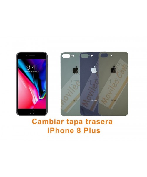 Cambiar tapa trasera iPhone 8 Plus