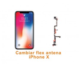 Cambiar flex antena iPhone X 10