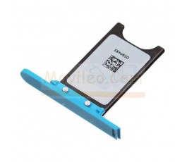 Porta sim y tapa micro usb para Nokia Lumia 800 Azul - Imagen 3