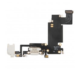 Flex conector carga y micrófono para iPhone 6S Plus blanco