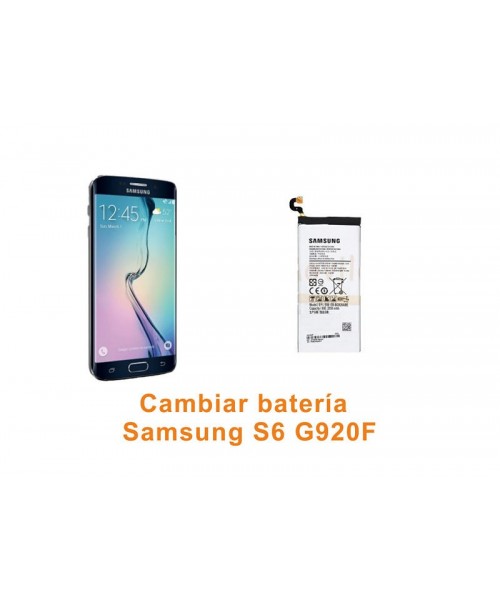 Cambiar batería Samsung Galaxy S6 G920F