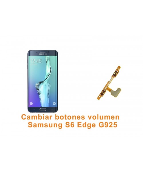 Cambiar botones volumen Samsung Galaxy S6 Edge G925