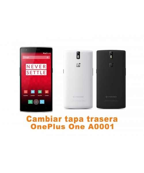 Cambiar tapa trasera OnePlus One A0001
