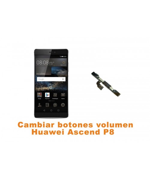 Cambiar botones volumen Huawei Ascend P8