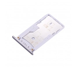 Porta tarjeta sim y microSD para Xiaomi Redmi Pro gris