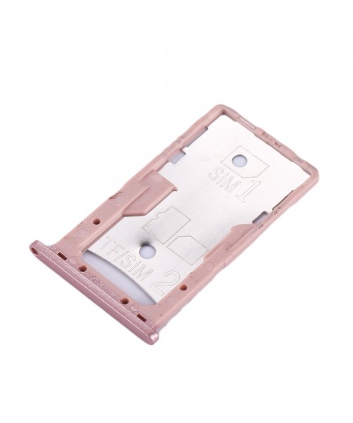 Porta tarjeta sim y microSD para Xiaomi Redmi 4A rosa