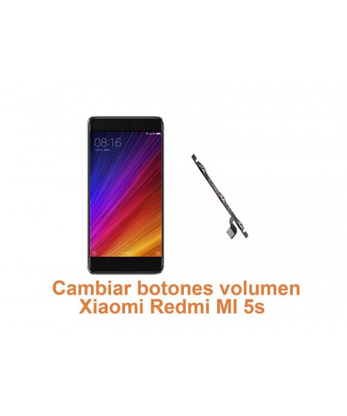 Cambiar botones volumen Xiaomi Redmi MI 5s
