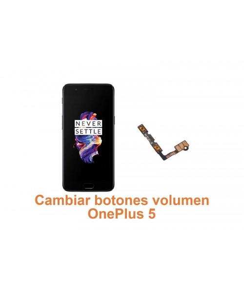 Cambiar botones volumen OnePlus 5
