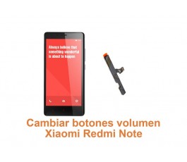 Cambiar botones volumen Xiaomi Redmi Note