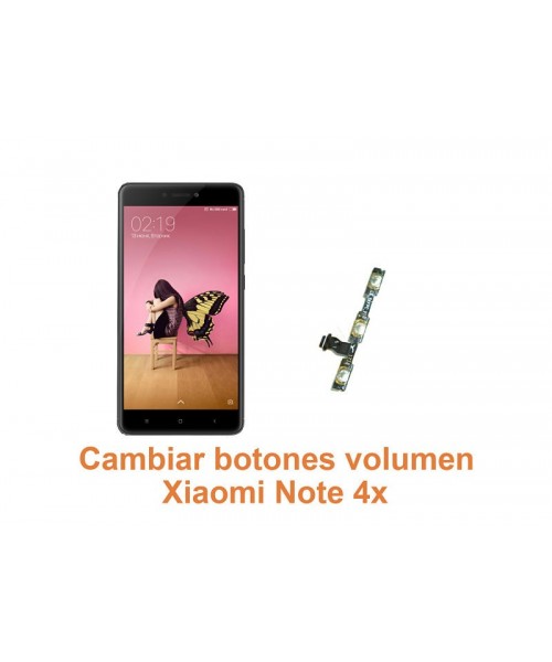 Cambiar botones volumen Xiaomi Note 4x