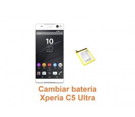 Cambiar batería Xperia C5 Ultra