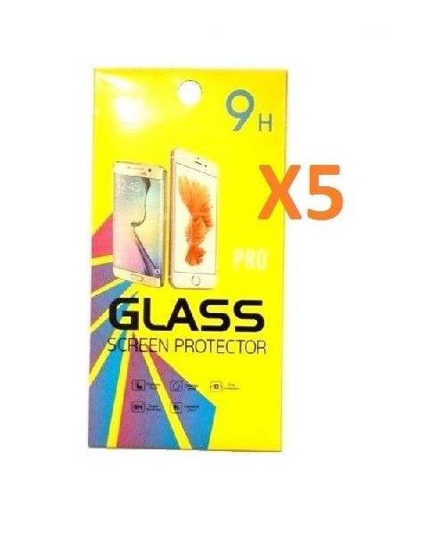 Pack 5 cristales templado para Samsung Galaxy S2 i9100