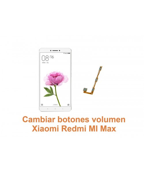 Cambiar botones volumen Xiaomi Redmi MI Max
