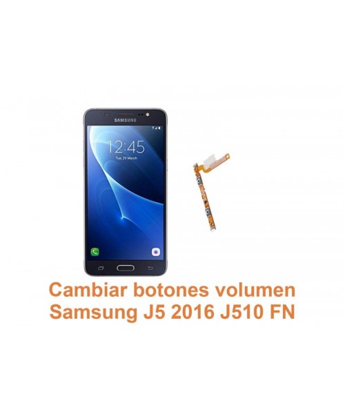 Cambiar botones volumen Samsung Galaxy J5 2016 J510