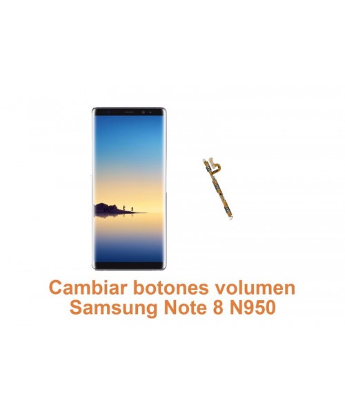 Cambiar botones volumen Samsung Note 8 N950