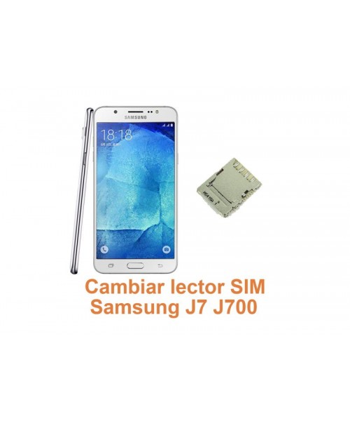 Cambiar lector SIM Samsung Galaxy J7 J700