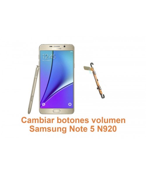 Cambiar botones volumen Samsung Galaxy Note 5 N920