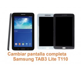 Cambiar pantalla completa Samsung Tab3 Lite T110