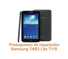 Presupuesto de reparación Samsung Tab3 Lite T110