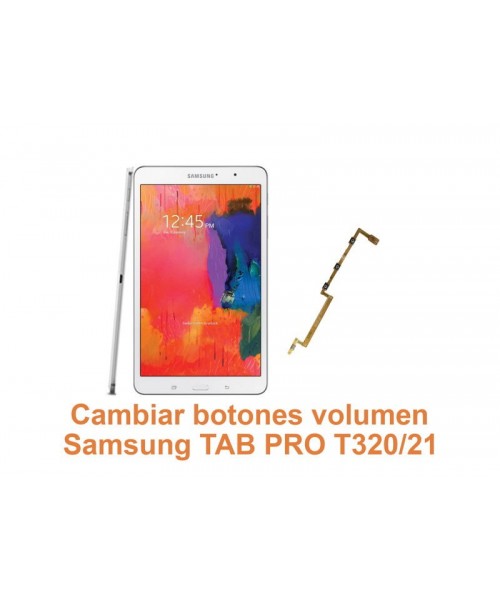 Cambiar botones volumen Samsung Tab Pro T320