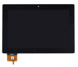 Pantalla completa táctil y lcd para Lenovo IdeaTab S6000 negra