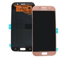 Pantalla completa táctil y lcd para Samsung Galaxy A5 2017 A520 rosa