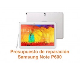 Presupuesto de reparación Samsung Note P600