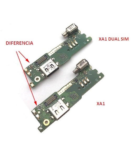 Modulo conector carga y micrófono para Sony Xperia XA1