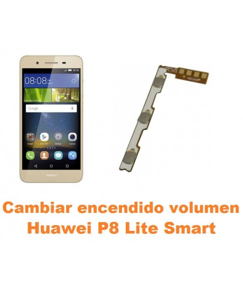 Cambiar encendido y volumen Huawei P8 Lite Smart