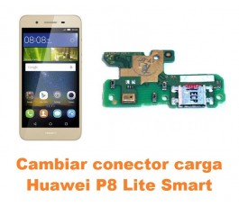 Cambiar conector carga Huawei P8 Lite Smart