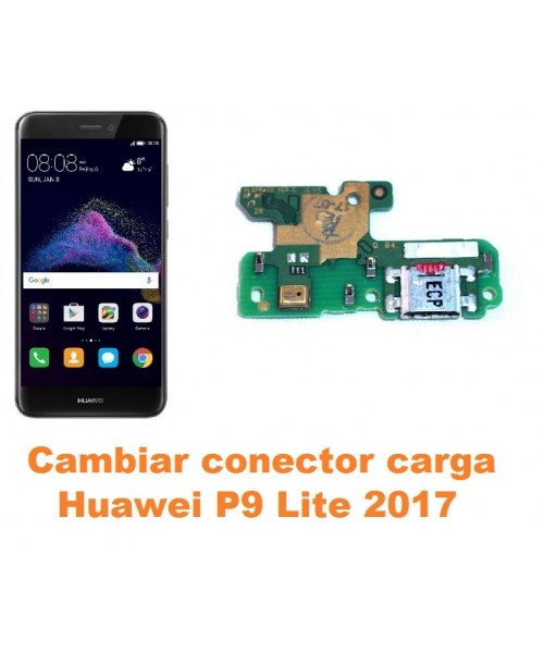 Cambiar conector carga Huawei P9 Lite 2017