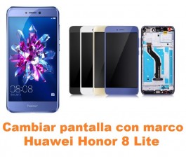 Cambiar pantalla completa con marco Huawei Honor 8 Lite