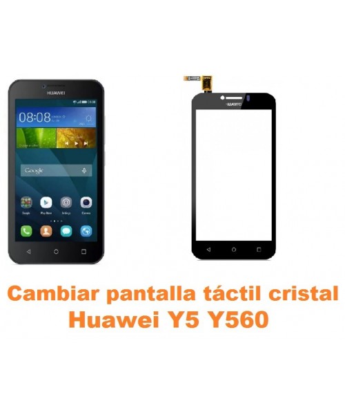 Cambiar pantalla táctil cristal Huawei Y5 Y560
