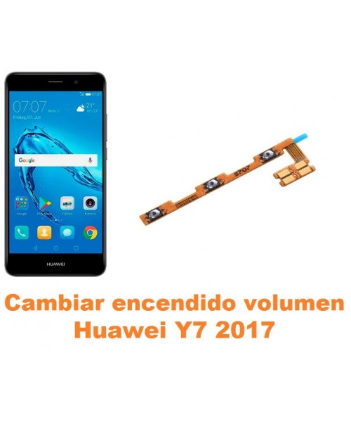 Cambiar encendido y volumen Huawei Y7 2017