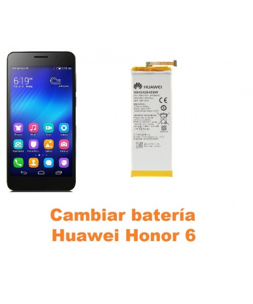 Cambiar batería Huawei Honor 6