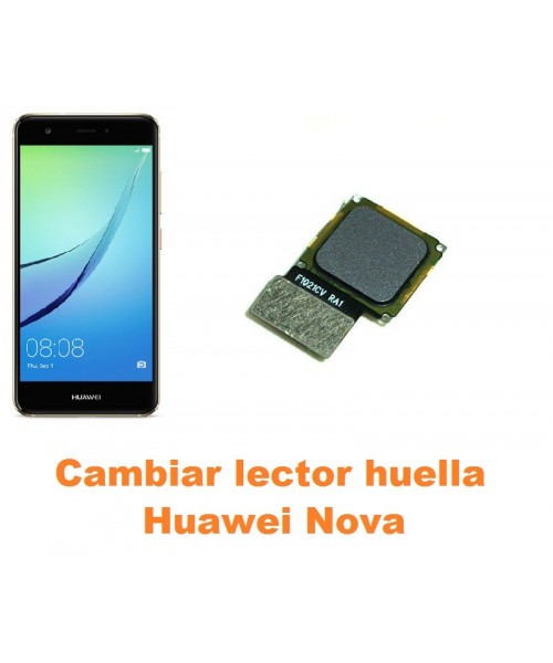 Cambiar lector huella Huawei Nova