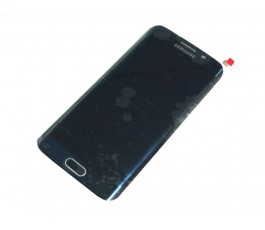 Pantalla completa con marco para Samsung S6 Edge G925 Azul reparada