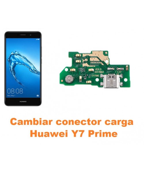 Cambiar conector carga Huawei Y7 Prime